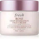 fresh Rose Deep Hydration Face Cream hydratační krém na obličej s kyselinou hyaluronovou 50 ml