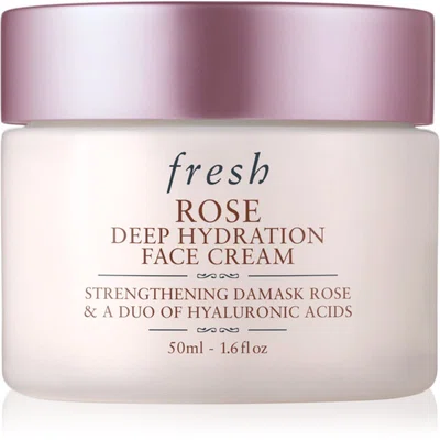 fresh Rose Deep Hydration Face Cream hydratační krém na obličej s kyselinou hyaluronovou 50 ml