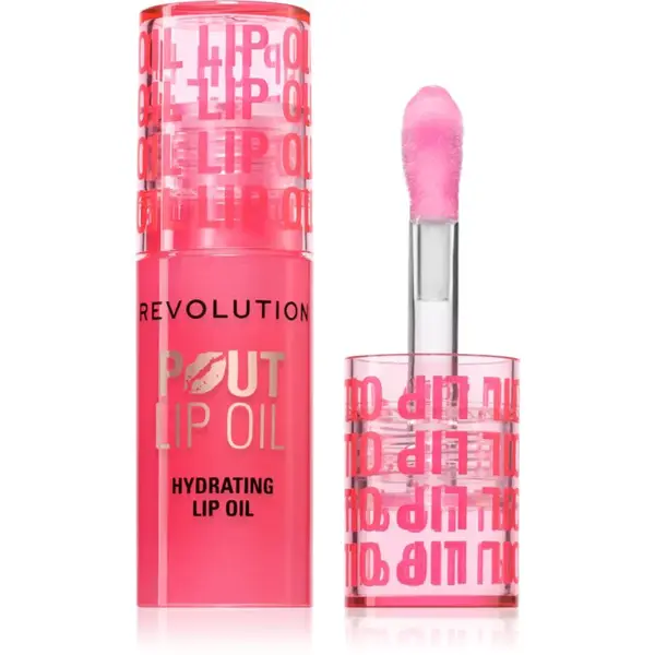 Revolution Pout Lip olej na rty s hydratačním účinkem odstín Watermelon Pink 3 ml