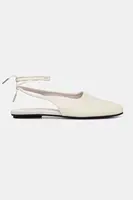 Kožené baleríny Calvin Klein BALLERINA SLING BACK LTH
