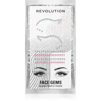 Makeup Revolution Metallic Muse Face Gems nálepky na obličej 1 g