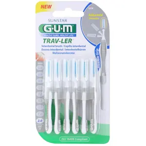 G.U.M Trav-Ler Interdental mezizubní kartáčky 2,0 mm 6 ks