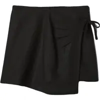 GAP V-LINEN Dievčenská šortková sukňa, čierna, veľkosť