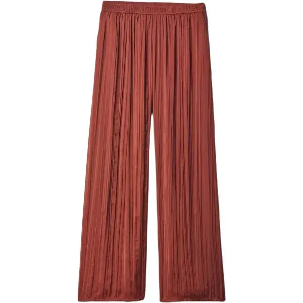 GAP CRINKLE PULL ON Dámske nohavice, hnedá, veľkosť