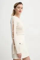 Svetr Bruuns Bazaar dámský, béžová barva, lehký, BBW4331