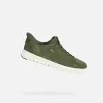 Pánské khaki tenisky Geox Flextride Plus
