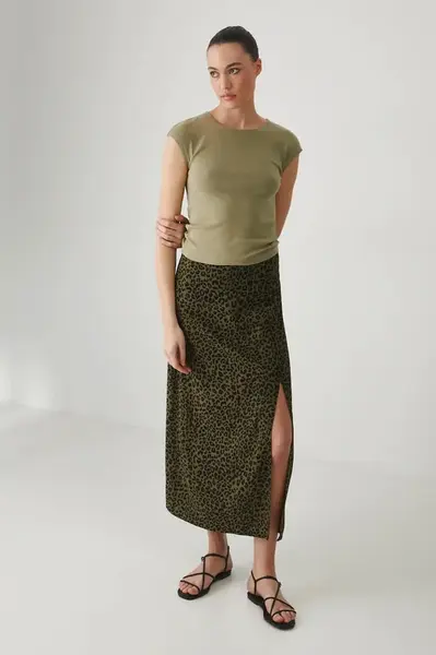 Sukně s příměsí lnu Medicine