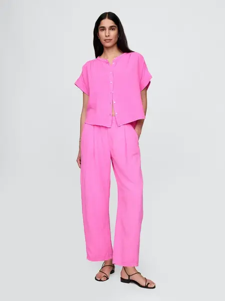 GAP Muslin trousers Easy Barrel - Women's