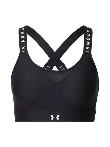 UNDER ARMOUR Športová podprsenka 'Infinity High'  čierna / biela