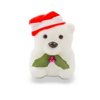 Beneto Exclusive Semišová dárková krabička Vánoční medvídek KDET22