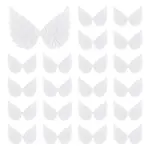 AHADEMAKER 50Pcs Cloth Embossed Wing Ornament Accessories