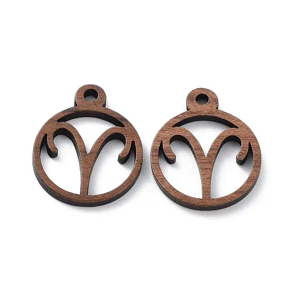 Walnut Wood Laser Cut Pendants