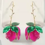 Alloy Dangle Stud Earrings