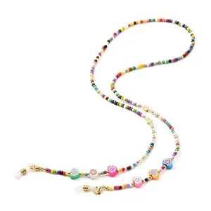 Glass Seed Beads Eyeglasses Chains