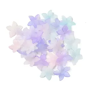 Transparent Acrylic Beads Caps