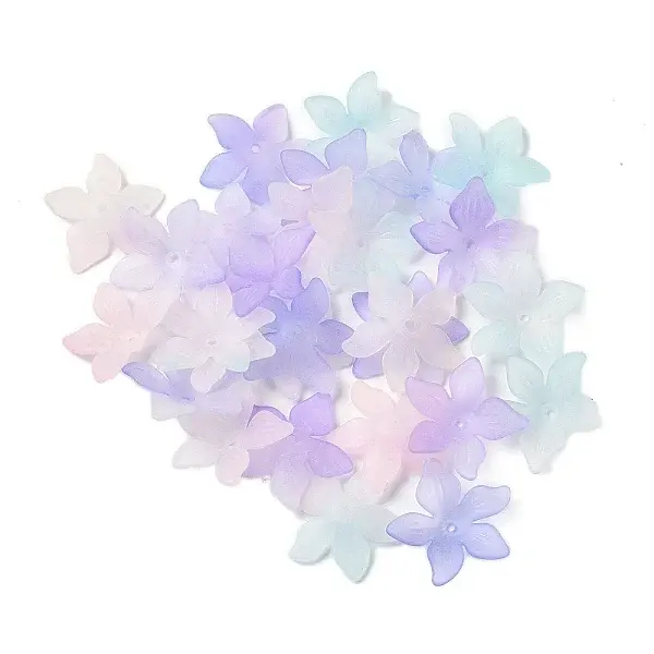 Transparent Acrylic Beads Caps