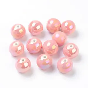 Handmade Porcelain Round Beads