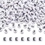 500Pcs Acrylic Horizontal Hole Letter Beads