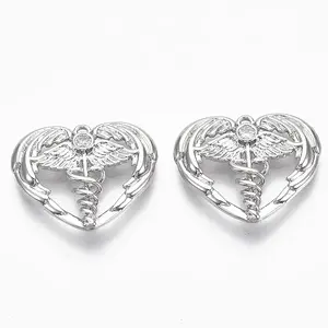 Brass Micro Pave Cubic Zirconia Pendants