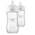 Philips AVENT Láhev Natural Response skleněná 240 ml, 1m+ 2 ks