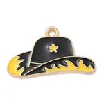 Western Cowboy Theme Alloy Enamel Pendants