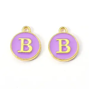 Golden Plated Alloy Enamel Charms