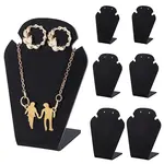 3Pcs 3 Sizes Acrylic Necklace Displays Stand Set