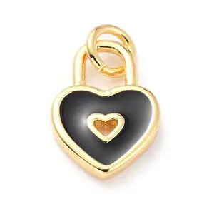 Brass Enamel Pendants