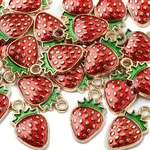 Light Gold Plated Alloy Enamel Pendants