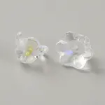 Glass Gradient Color Bead Caps