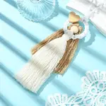 Handmade Macrame Cotton Angel Hanging Ornaments