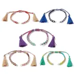 Polyester Braided Bead Bracelet Making