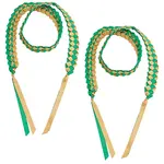 Two Tone Graduation Ribbon Leis