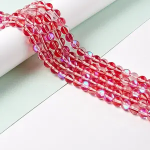 Synthetic Moonstone Beads Strands