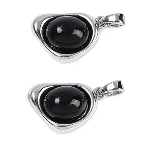 Black Glass Pendants