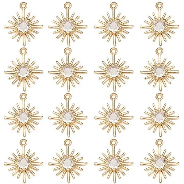 Brass Cubic Zirconia Charms