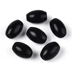 Spray Painted Schima Wood Beads