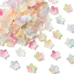 100Pcs Flower Luminous Resin Cabochons