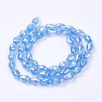 Electroplate Glass Beads Strands