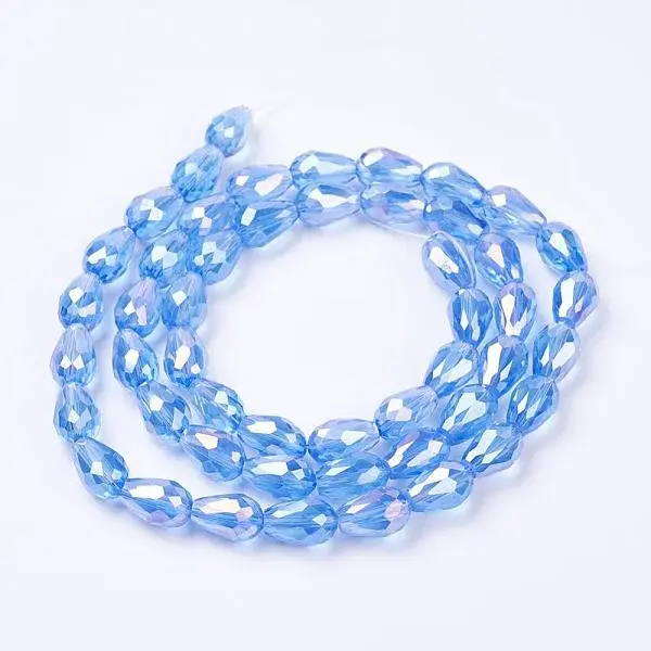 Electroplate Glass Beads Strands
