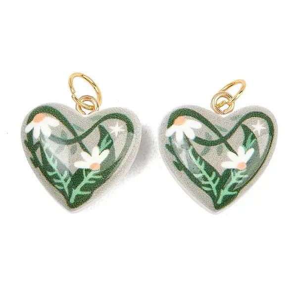 Printed Opaque Acrylic Pendants