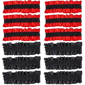 6 Pairs 2 Colors Polyester Elastic Garters