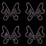 Butterfly Hotfix Glass Rhinestone