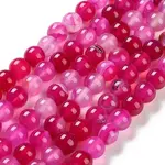 Natural Striped Agate/Banded Agate Beads Strands