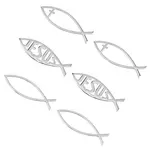 6Pcs 3 Styles Religion Waterproof PVC Adhesive Car Stickers