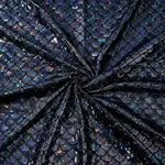 Sparkly Hologram Spandex Mermaid Printed Fish Scale Fabric