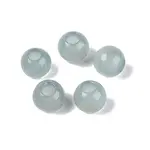 Natural White Jade European Beads