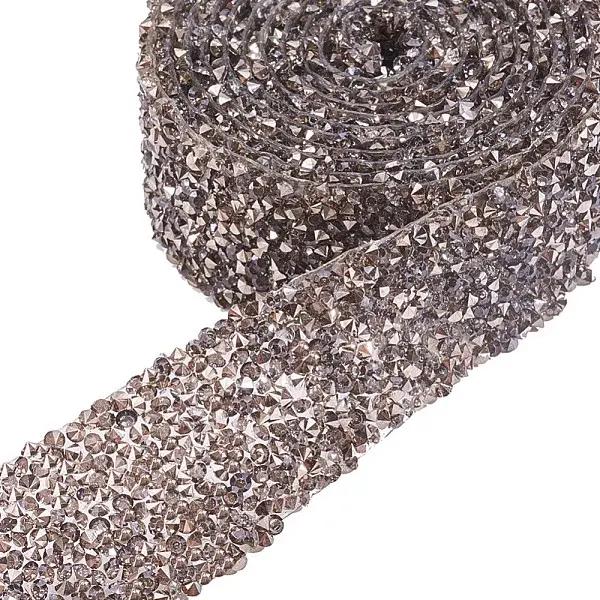 Glitter Resin Hotfix Rhinestone(Hot Melt Adhesive On The Back)
