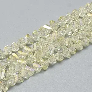 Electroplate Glass Beads Strands