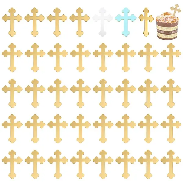 40Pcs Mirror Acrylic Home Decorations